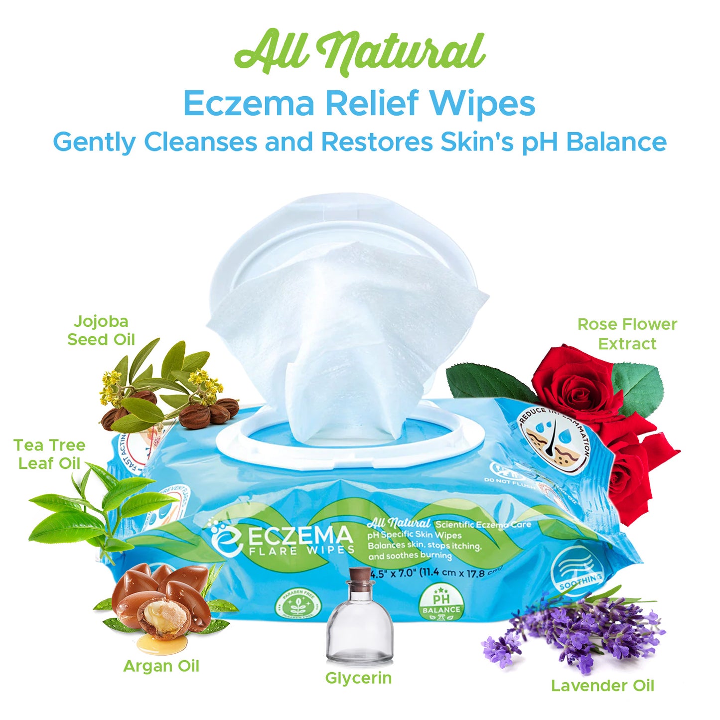 Gently Cleanses and Restores Skin's pH Balance