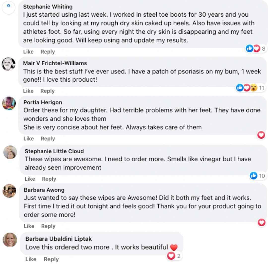 Positive feedback on our products from satisfied customers.