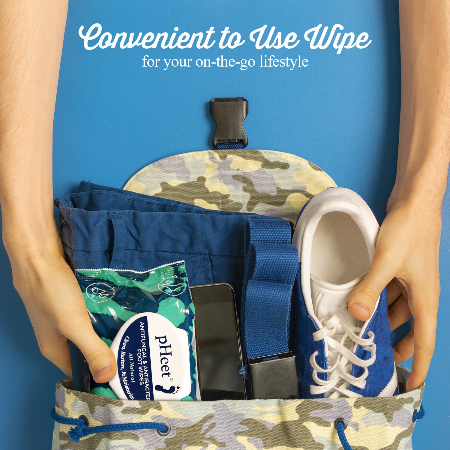 Convenient to use wipe for your on-the-go lifestyle.