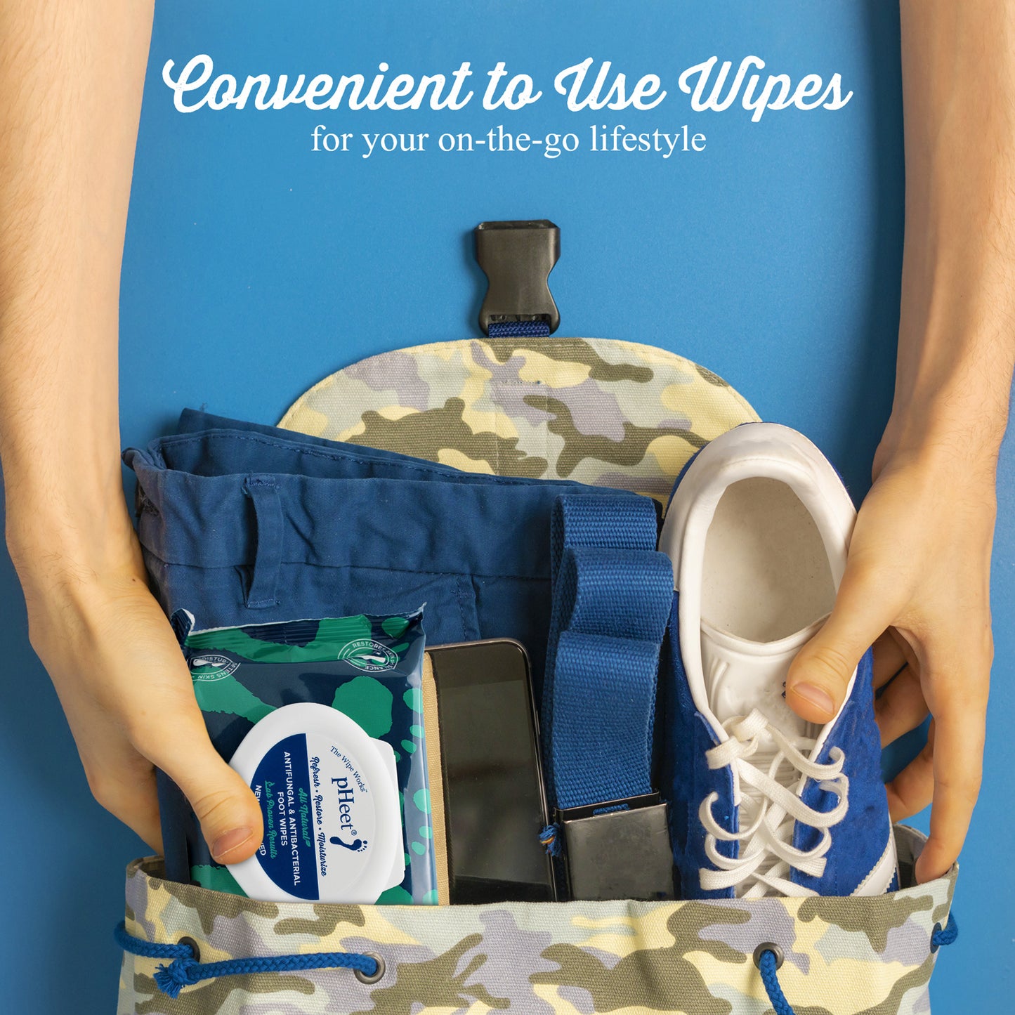 Convenient to use wipes for your on-the-go lifestyle.